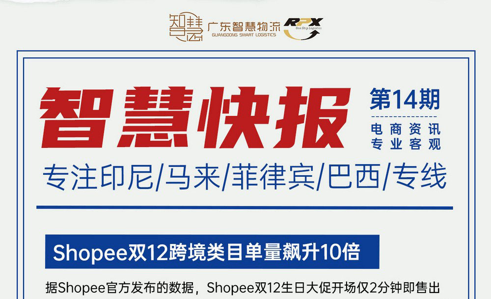 Shopee雙12跨境類目單量飆升 印尼銷毀非法貨物 Shopee與菲律賓合作在線銷售監(jiān)管