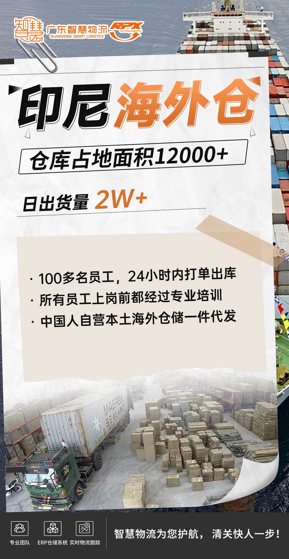 電器到印尼海外倉，價格怎么算整柜或者散貨