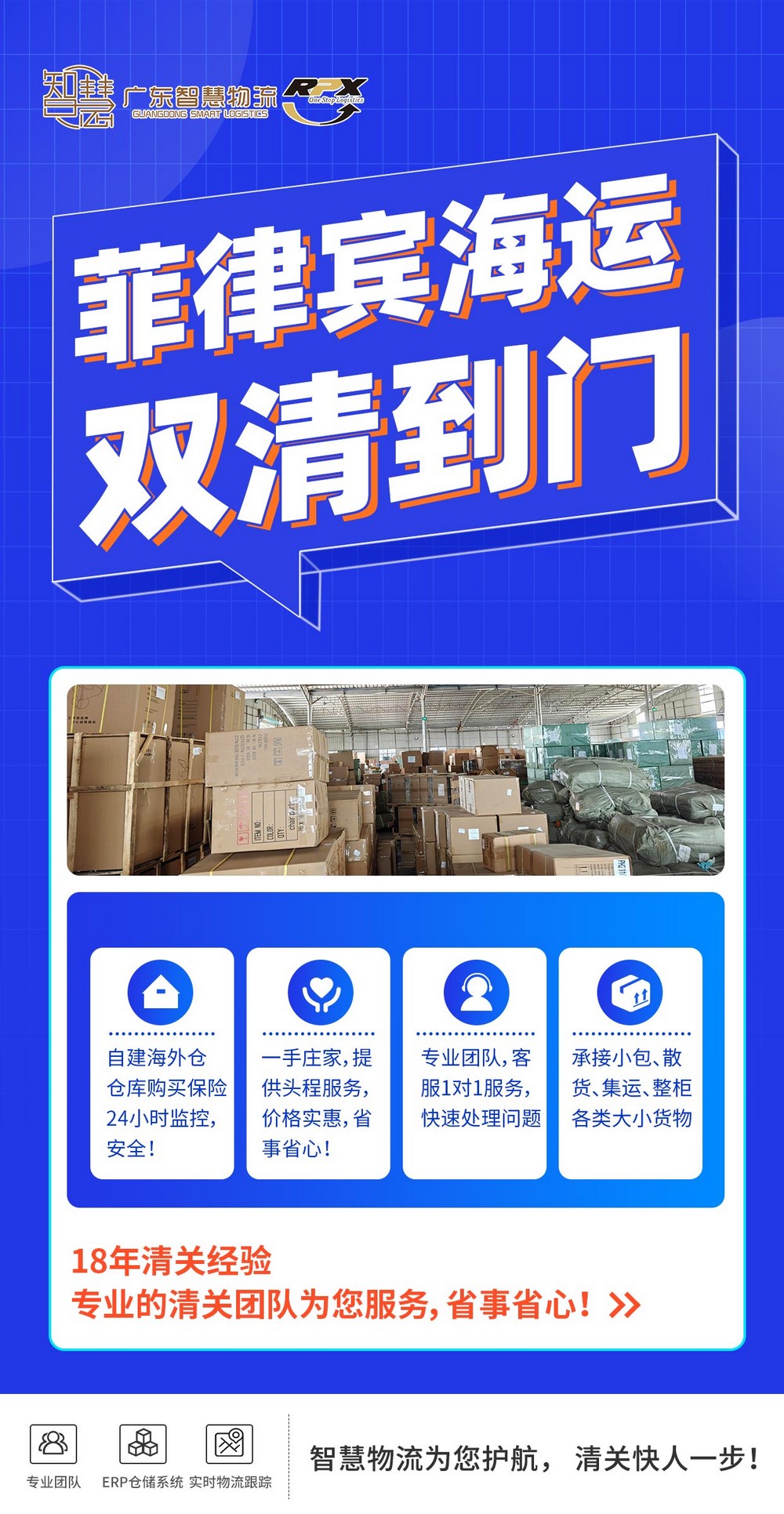 5個(gè)方的貨物發(fā)到菲律賓怎么操作 時(shí)效多少？